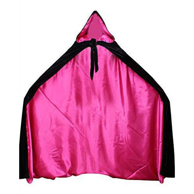 Women Halloween Solid Color Cape Long Cloak Cosplay Party Costume Casual Gothic Stage Dress Up Cape For Festival