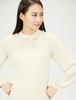 Natural Beauty Basic Ecru Bustier Size M Women's Sweater,