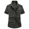 Camicia Estiva a Maniche Corte Uomo Giovane Slim Camicia Uomo Estiva Casual Giacca Abbigliamento Tendenza Comodo e Durevole Top da Uomo Tendenza Moda