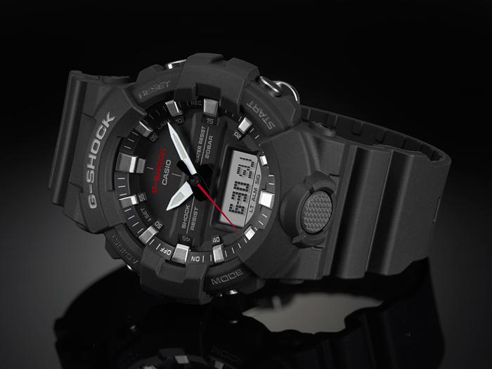 Casio Herren Harz 200M Wasserdicht Digital Stoßfest Quarz Uhr GA-800-1A