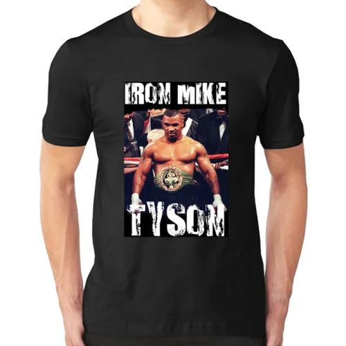 Iron Mike Tyson TShirt Boxing  Anniversary ONeck Cotton Short Sleeve Mens T Shirt New Size S3XL