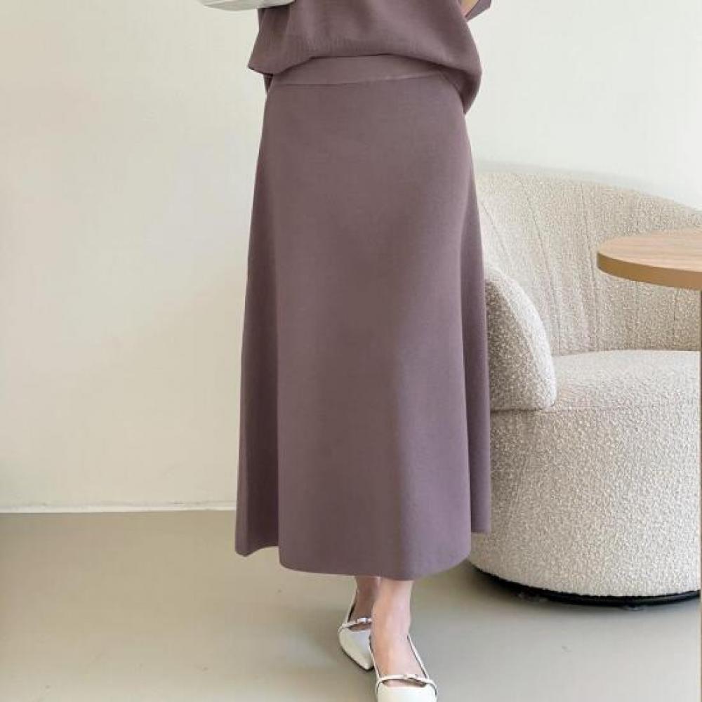 New ArrivAls Open Run A Line Spring Knit Skirt Viscose