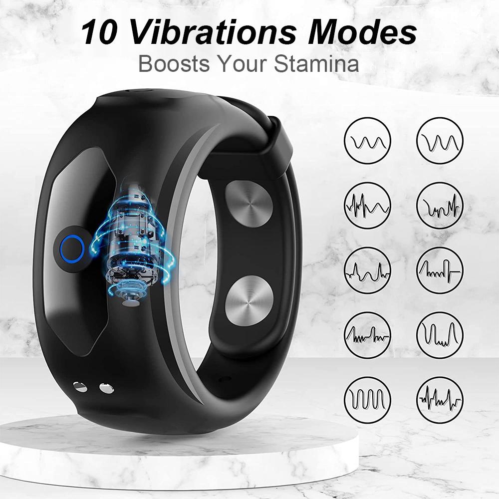 Adjustable Penis Ring Semen Cock Ring Penis Enlargement Delayed Ejaculation Vibrating Sex Toys Vibrator For Men Couple Ring