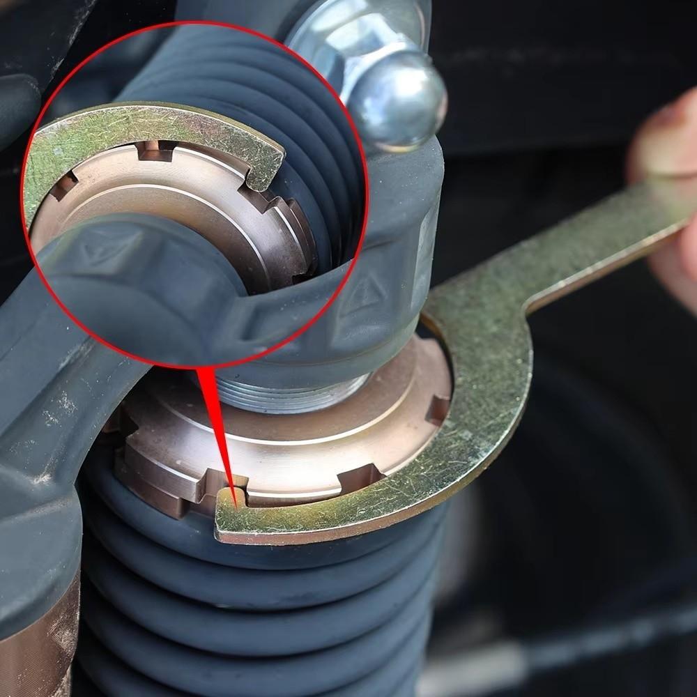 Hook Design Shock Absorbe Wrench Crescent C Spanner Wrench Spring Adjuster Wrench Mechanical Tool