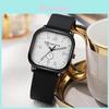 Vintage Quartz Men Watch With Silicone Strap For Casual Fashion And Student Use