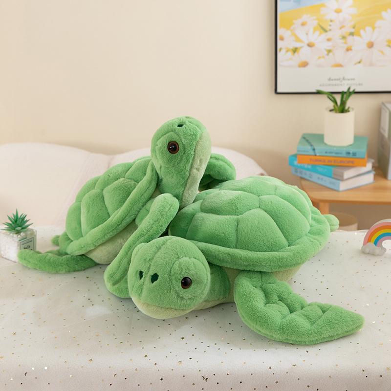 Turtle Plush Toy Doll Simulation Turtle Throw Pillow Big Eye Turtle Doll Children's Rag Doll