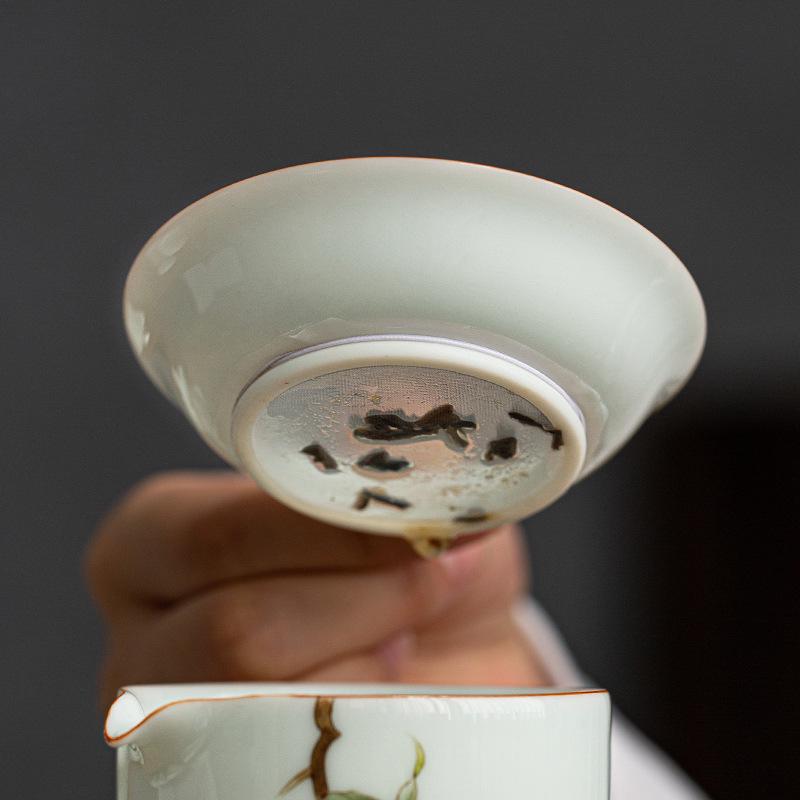 Handmade Ceramic Tea Infuser & Strainer Set