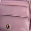 Used Miu Miu Matelasse Mini Wallet Compact Bifold Pink With Box
