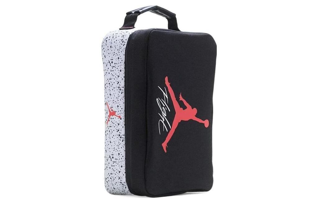 Jordan Canvas Shoe Box Bag, Handbag Unisex Black