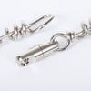 5PCS Stainless Steel Fishing Snap Connector Copper Saltwater Fishing Swivels New Lure Connector