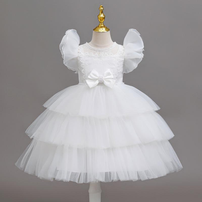 Girls Tulle Beaded Princess Party Dress For Kids