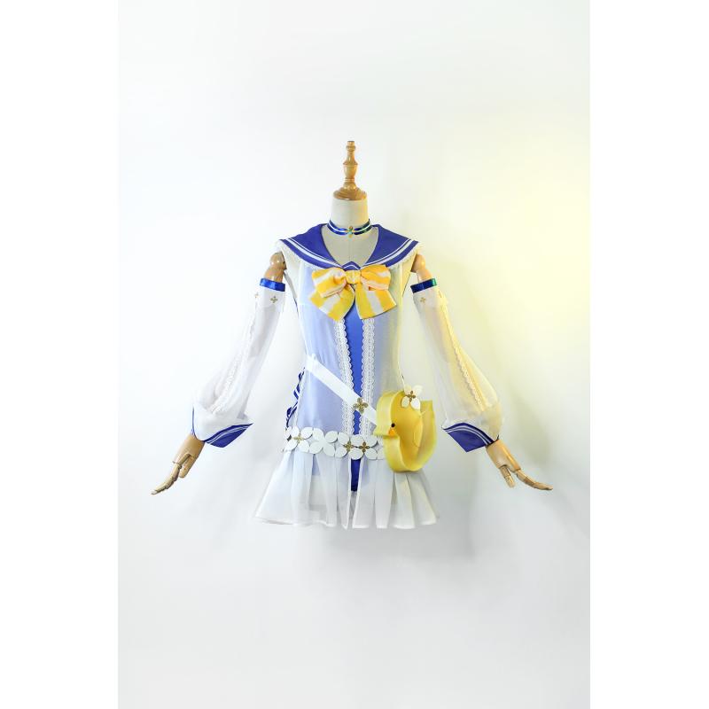 Barbara Gunnhildr Cosplay Costume Barbara Swimsuit Boots Hairs Full Set Cosplay