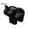 Cute Elephant Sculptures for Shelf Mini Resin Figurine, Good Luck Statue Tabletop Decor, Artistic Ornaments Small Ornament Home Office Shelf,