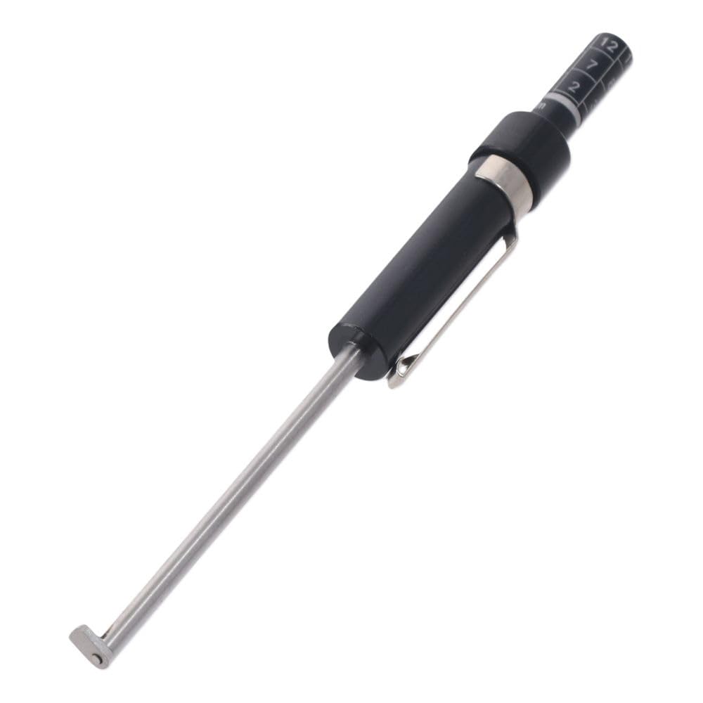 Car Brake Pad Measuring Tool, Stainless Steel Black Measuring Tool Thickness Gauge with Scale for Car, Car, Car, Truck