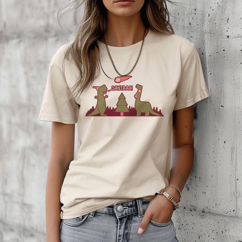 Dinosaur t-shirts women designer Y2K harajuku t shirt girl graphic anime designer clothes