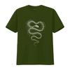 Yk Snake Skeleton T Shirt Retro Gothic Grunge Skull S Dark ArT Heavy Cotton For Her Him Vintage Washed Stylish Casual