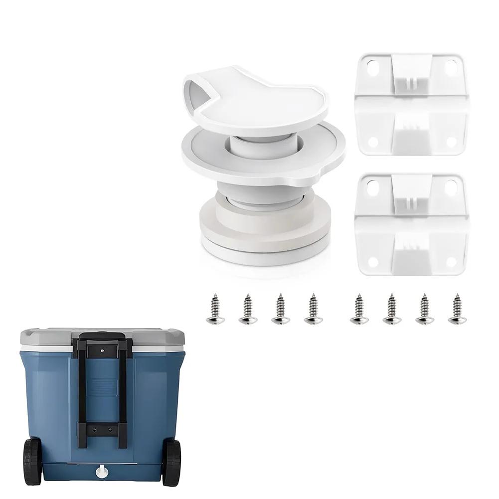 Für Coleman Kühlbox Ersatzscharniere und Ablassstopfen Ersatz-Set mit 8 Edelstahlschrauben für Modelle 5227 5235 China Mainland