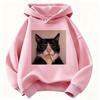 Autumn Spring Fashion Retro Vintage Smoking Cat Children's Sweatshirt Cute Harajuku Hoody for Boys Girls Casual Hoodies