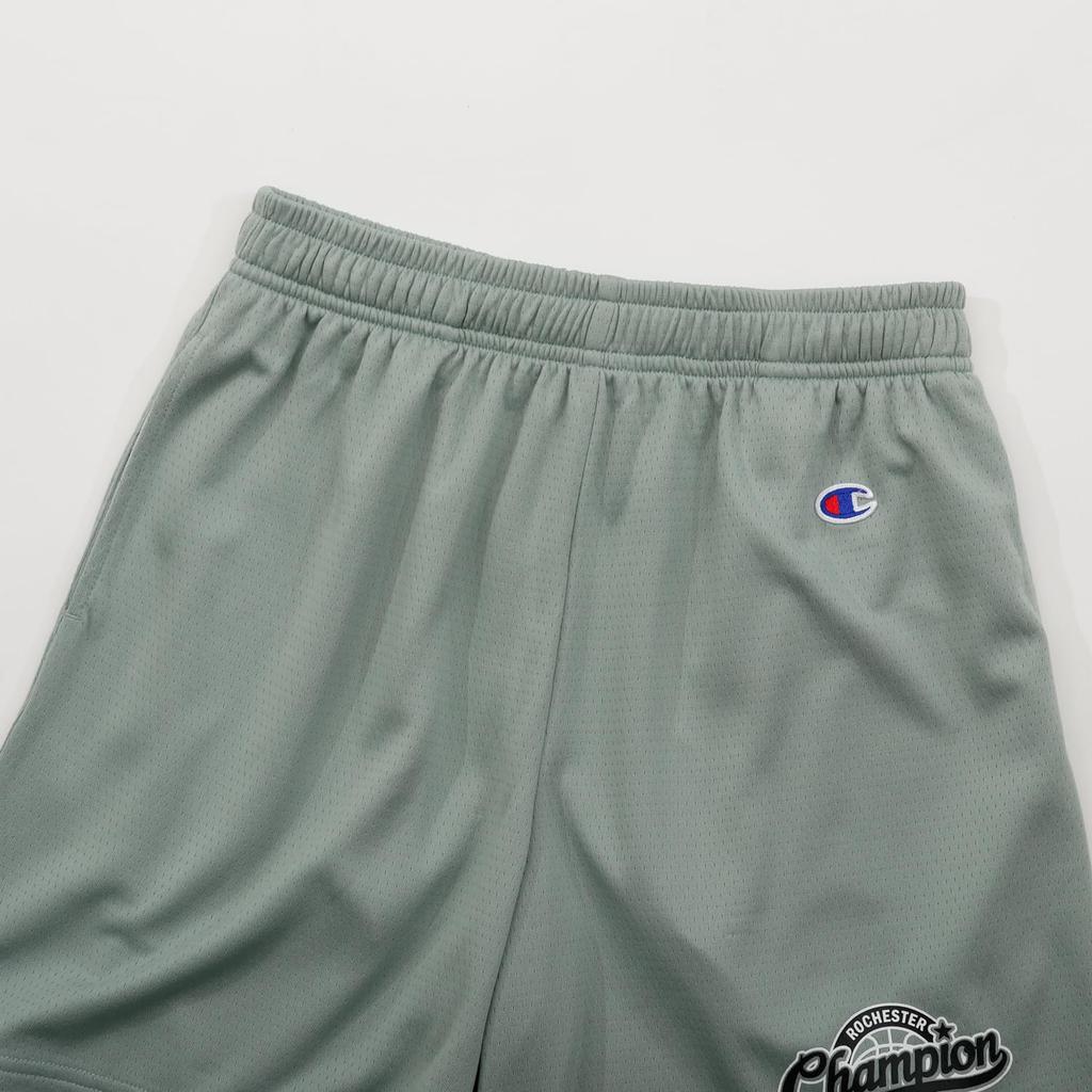 Champion Stretch Antibacterial and Rubber Print Basketball Shorts Medium Gray Kids' Quick-Drying Odor-Resistant (CK-BB530)