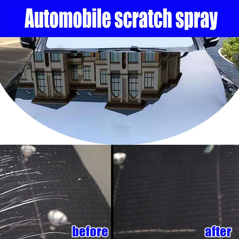 Car Scratch Remover Spray Widely Usable Self-Cleaning Repair Kit Agent Paint Care For Sharp Tool Scratch Asphalt Stubborn