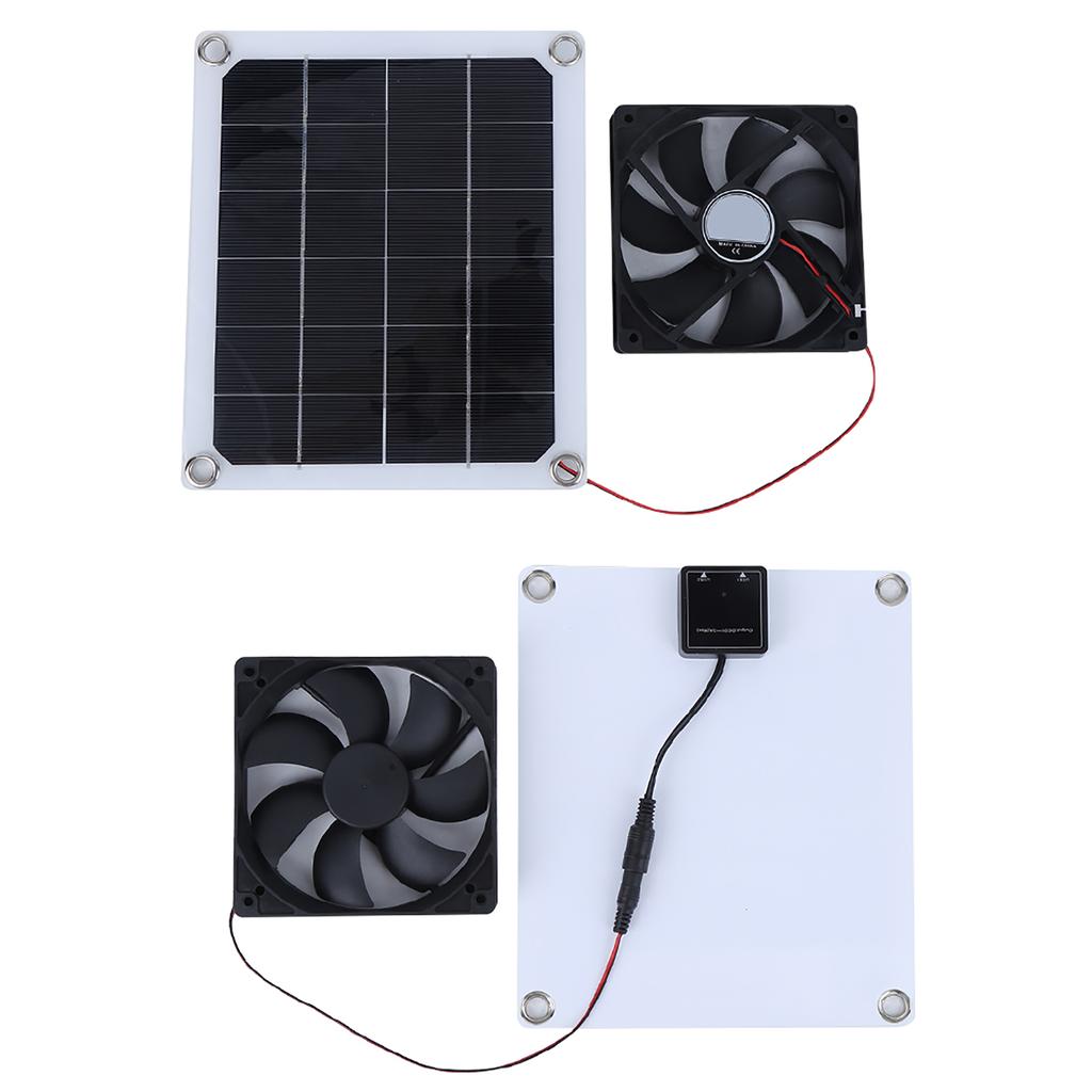 10W Portable Solar Panel Exhaust Fan 