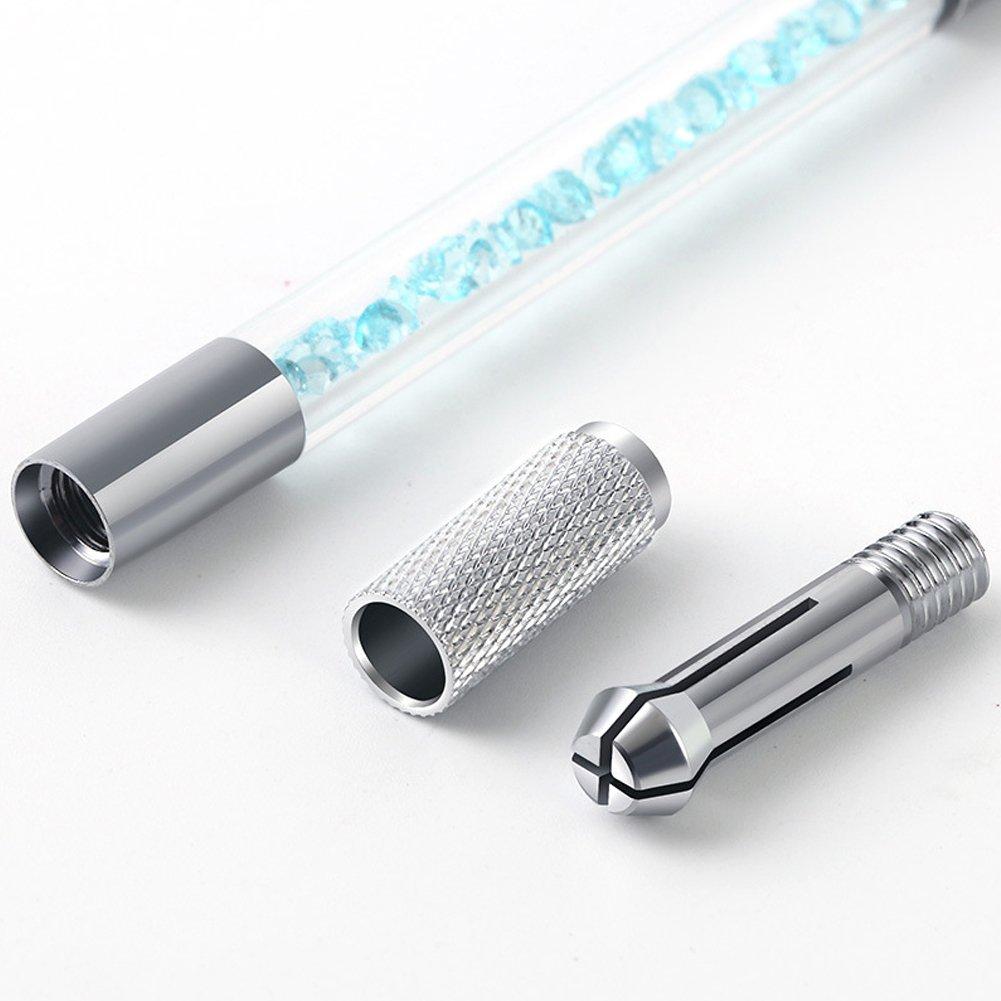 Microblading Pen 10 Pcs Professional Dual-head Manual Tattoo Fog Eyebrow Micro blading Pen Needle Tip Holder Tool For Permanent Makeup Supplies