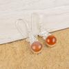 Carnelian 925 Solid Sterling Silver Earrings, Handmade Gemstone Earrings Jewelry, Gifts For Wife Brand New Earrings