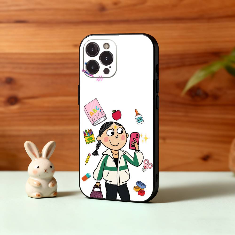 

Charlie And Lola Anime Phone Case For iPhone17 16 15 14 13 12 11 Pro Max Plus,5G Soft Black Case iPhone17PRO