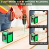 Hongsheng Green Laser Cross Line Level: Mini, High Precision, Strong Light