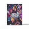 Anime Movie Demon Hunters Notebooks Stationery Coil Writing Pads Students School Supplies Office Accessories Gift KPOP A6 for Kid Friendly