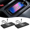 Car Wireless Charging Pad 15W Wireless Auto Phone Charger Pad Automatic Sensing Charging Mat Non-Slip Silicone Mat For Phone
