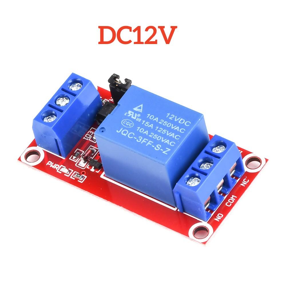 DC5V 9V 12V 24V One 1 Channel Relay Module Board Shield with Optocoupler Support High and Low Level Trigger Relay Module