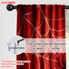 2 Stück moderne Vorhänge mit Spinnen- und Insektenmotiv aus Polyester (ohne Stange) Dekorationen für den Außenbereich, ideal für Schlafzimmer &
