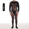 Combinaison en velours 10D pour homme Qinghe, texture douce, haute élasticité, serrée et transparente