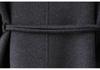2026 Spring New Women's Double-Sided Wool Coat with Belt and Lapel.
