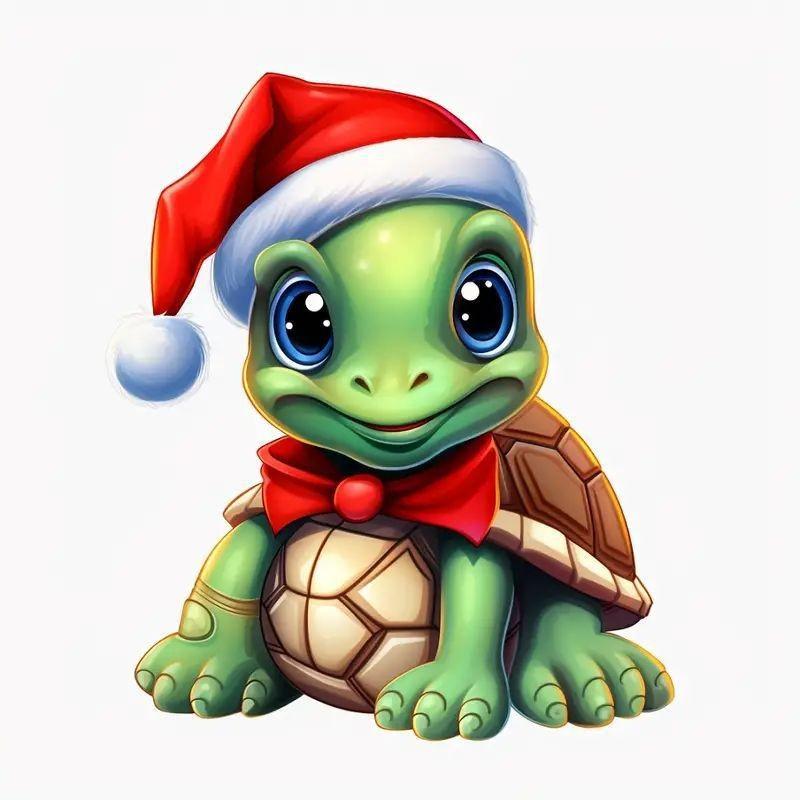 

Cartoon Turtle Cheerful Acrylic Decoration Perfect For Holiday Car Ornament Display 1