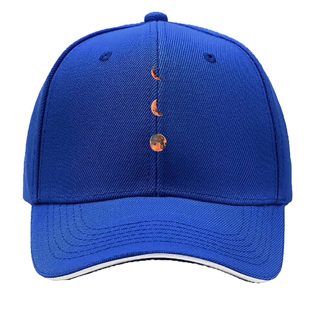 Realistic Resin Lunar Phase Moon Decor Hip Hop Hat Fashion Outdoor Sports Sandwich Baseball Cap