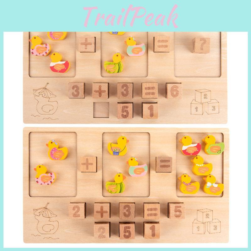 Magnetic Wooden Duck Catching Toy For Kids Learning Arithmetic And Colors Gift