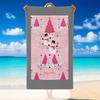 Christmas Printed Beach Towel Soft Quick Dry For Indoor Outdoor Home Use Holiday Gift