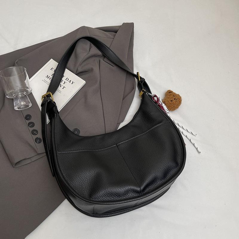 Autumn 2025 New Fashion Mori Dumpling Bag Simple Versatile Casual Crossbody Shoulder Bag