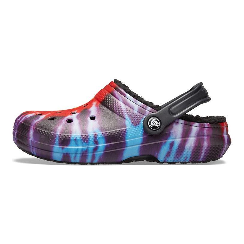 Crocs Ciabatte Crocs Sportive Tie Dye Classiche Calde Accoglienti Unisex Viola Rosso 206341-988