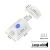 Plastic Spring Pin Door Bumper, Latch Bolt & Snap Lock Accessories for Cabinets and Windows.