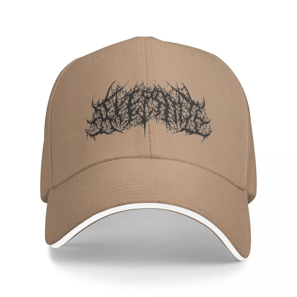 Casquette Logo Death Metal AKIProd Casquettes de Baseball Décontractées Chapeau Réglable Hip Hop Été Unisexe Casquettes de Baseball Personnalisable Polychrome