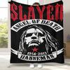 Klassisches Slayer Heavy Metal Rockband Zeichen Flanelldecke, Ultraweiche Warme Plüschdecke für Zuhause Schlafzimmer Bett Sofa Camping Picknick