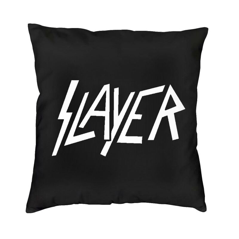 Modern Heavy Metal Rock Band Slayers Cushion Cover Velvet Pillow Case Living Room Decoration Pillowcase