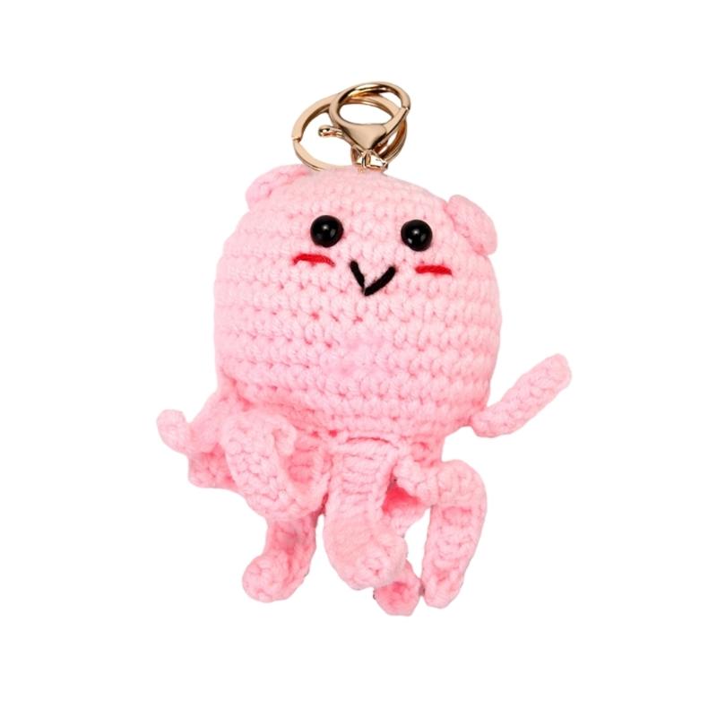 Unique Crochet Sea Animal Keyring Assortment Type Purse Hanging Decoration Handmade Ideal For Decoration Gifting