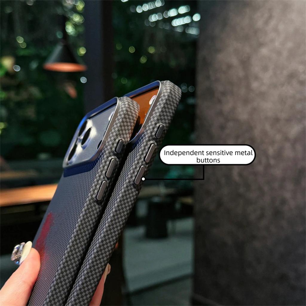 Ultra Thin Kalver Horse Texture Magnetic Case For iPhone 17 Pro Max 16 Pro 15 Pro Ultra Thin Cover Anti-Fingerprint New 2026