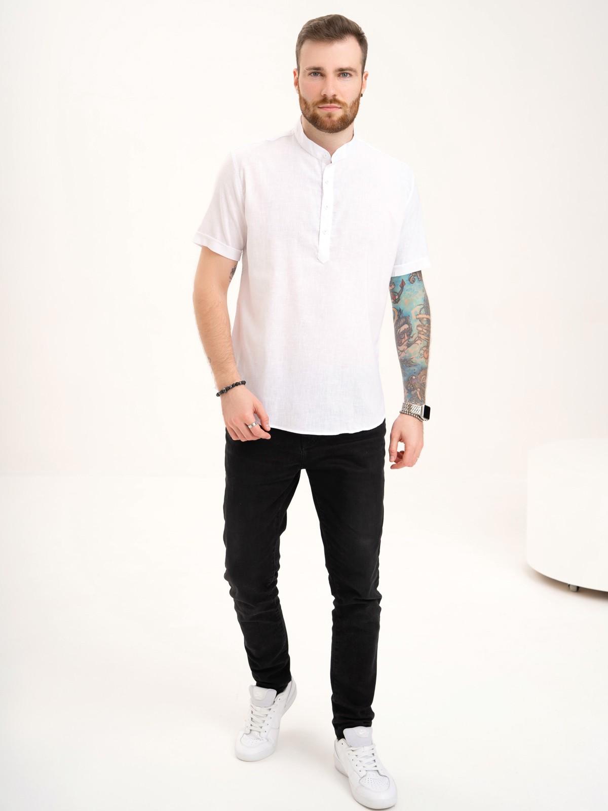 Camicia in cotone testurizzato ISSA Plus