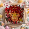 P-Paprika Cushion Cover Natural Linen Organic Fabric Double-Sided Printing Sofa Home Decor Gift Pillow Cover