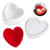 Heart Shaped Silicone Mold 3D Diamond Love Heart Shaped Mold for Jelly Chocolate Cake Handmade Soap Pudding Mold Candy Making